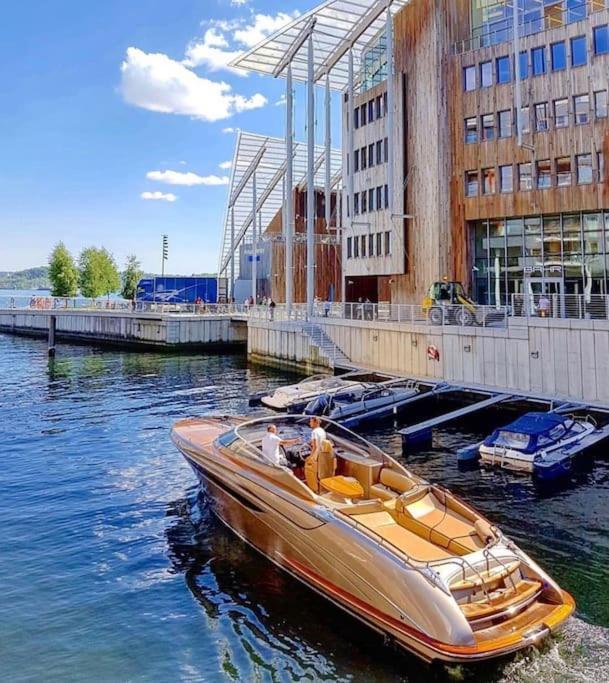 Tjuvholmen / Aker Brygge - Most Expensive Area In Oslo! Apartman Kültér fotó